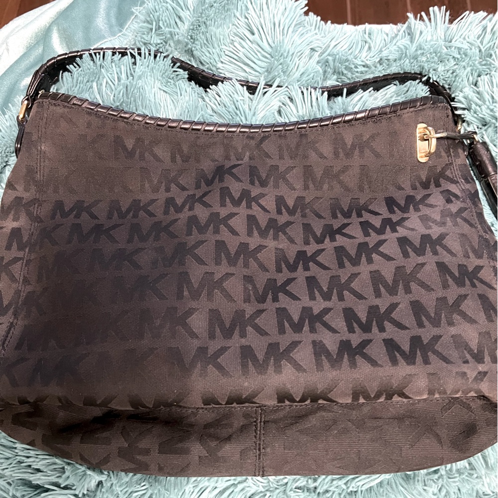 Michael Kors signature fabric bag